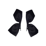 Черная заколка для волос с бантиком, аксессуар для волос, брендовые милые элитные летние шпильки для волос, популярно в интернете