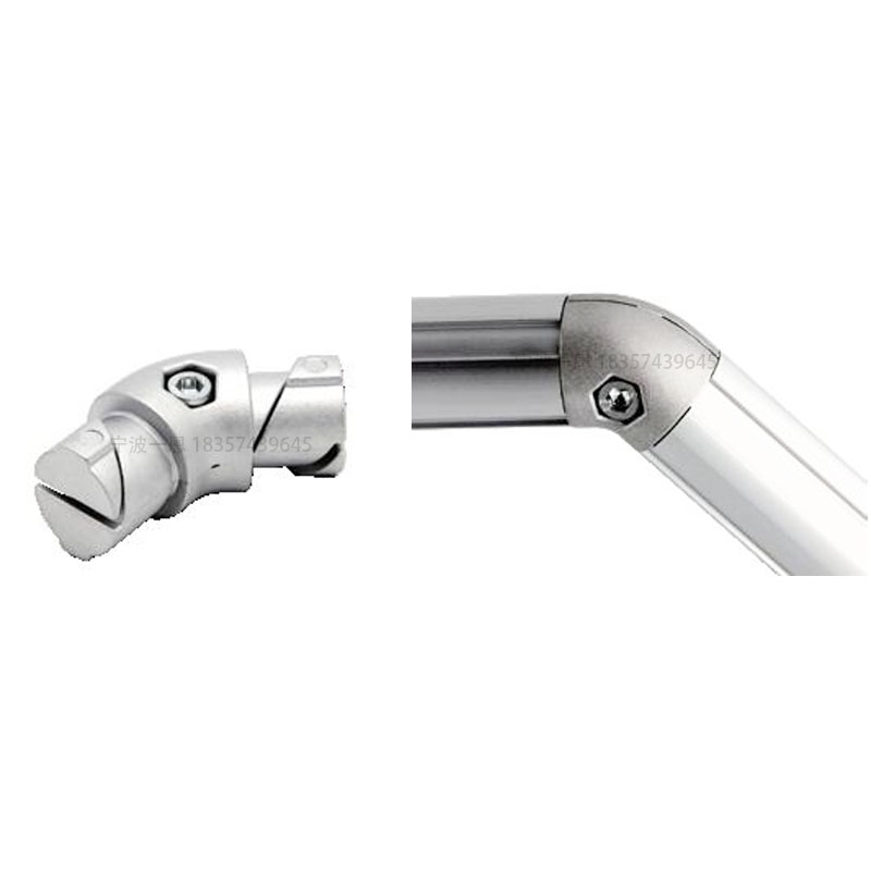 135-degree inner joint D28mm third generation wire rod manufacturer aluminium alloy fine tube aluminium tube profile connector fittings