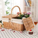 Liu Ruixuan wicker picnic basket hand basket shopping basket flower basket gift packaging basket picking basket outing basket