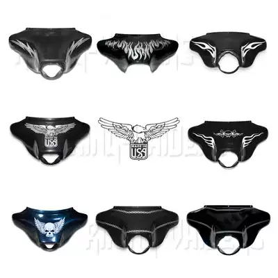 Harley Grand Glide Street Flagship Glide 96-13 New modified Hood Decal Pull Flower Sticker