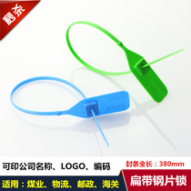 Disposable plastic seal container seal oil tanker truck lead seal anti-theft coal industry logistics express cable tie 380mm
