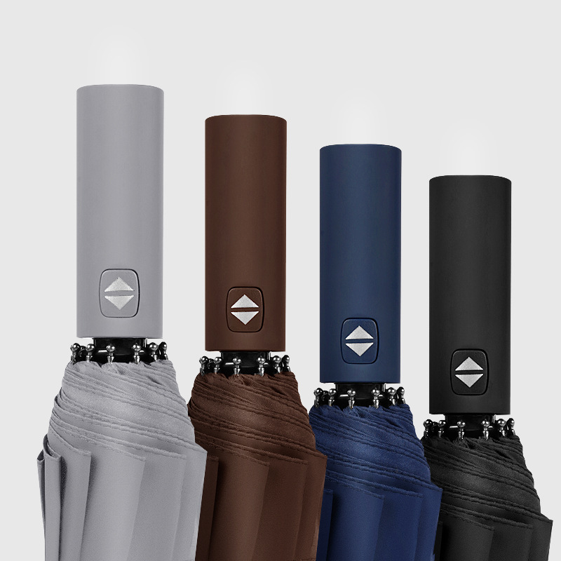 adima automatic umbrella folding fully automatic clear and rain dual-use automatic umbrella female large number anti-wind storm splash water student male S