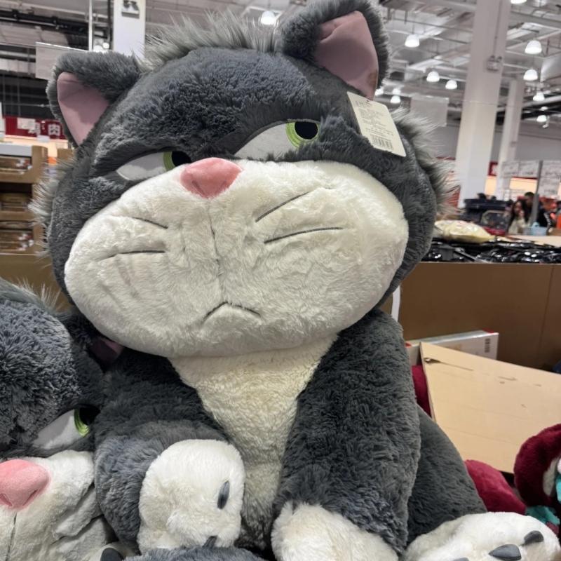 Costco Large Lucifer Cat Disney Plush Toy Giant Oversized Stuffed Animal Doll Costco Large Lucifer Cat Disney Plush Toy Giant Oversized Stuffed Animal Doll