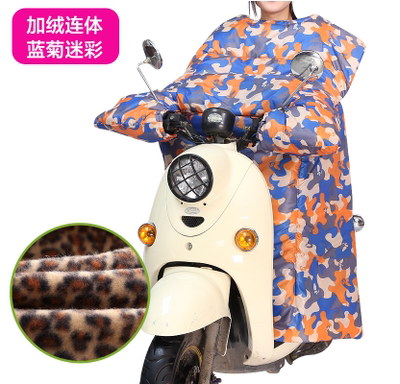 折叠防水纯色单件电动车挡风被