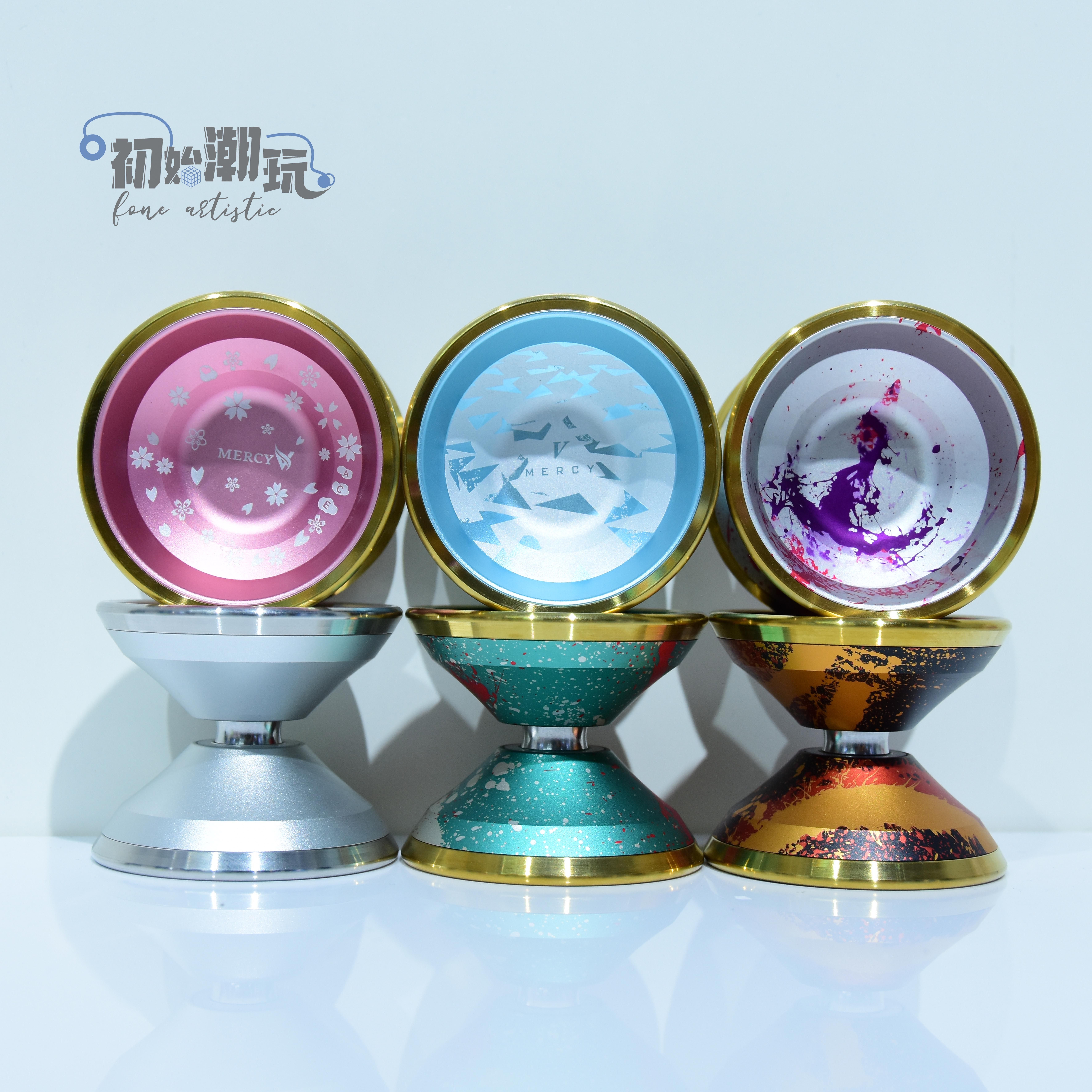 Initial tidal play Ace Mercy 5 yo-yo Yo-yo Metal Globe Alloy Professional Competition Competitive with Fried Balls