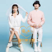  2019 exhibition new studio theme clothing Wedding photo photography couple photo Korean sweater photo casual clothes