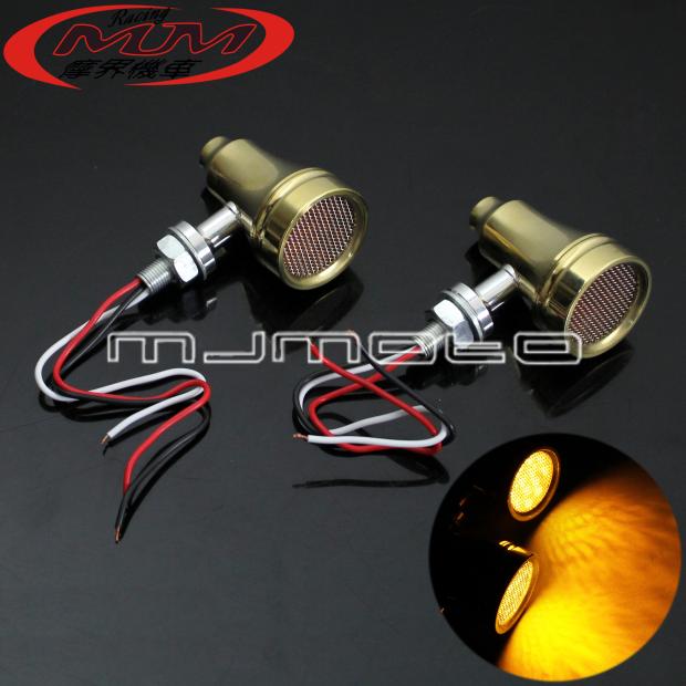Universal Harley Honda motorcycle modified accessories vintage turn signal turn signal lights running lights 10mm screws