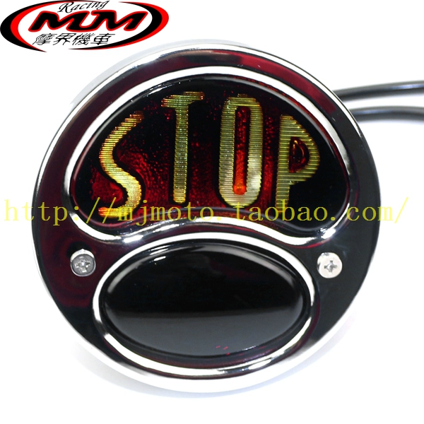 Thích hợp cho Phụ kiện sửa đổi xe máy Harley Road King Street Glide Đèn hậu phía sau Đèn phanh Đèn biển số - Phụ tùng xe máy