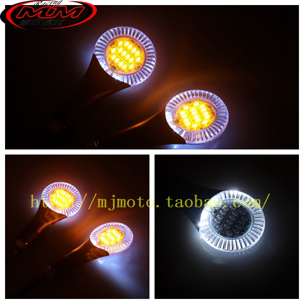 Universal Sports Car Cross-country Locomotive Ring LED Orion Lamp Turn Lamp Direction Lamp Flashing Lights