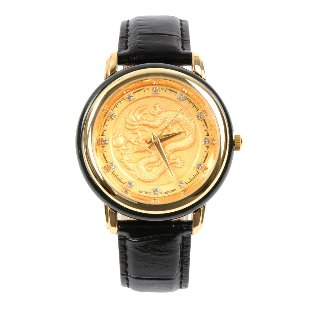 And Tian Yuqing jade watches quartz watches watch dragon and phoenix-to-meter waterproof boutique core
