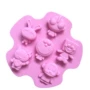 Tự làm sô cô la khuôn silicone bánh silicone khuôn phim hoạt hình Altman jingle mèo bọt biển bé nướng khuôn bánh flan