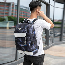 2021 dream canvas backpack male usb computer backpack outdoor travel college style junior high school student bag