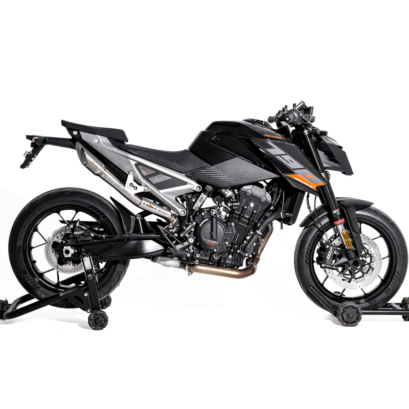 Suitable for Modified Exhaust Ktm Duke790 New 2027 Model Titanium Alloy Full-Section High-Position Dual Outlet Exhaust