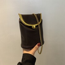 Japanese high-end mini bag new fashion niche mobile phone bag net celebrity all-match chain messenger bag