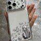 Cat listening to songs for little girls 15 Apple 14 ProMax mobile phone case iPhone 12 all-inclusive 14 cute 13 Pro soft 17 Promax anti-fall 11 protective cover 16 female Xsmax soft 6/5s new