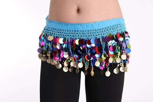 Шифоновый ремень, костюм, комплект, медный аксессуар, Индия