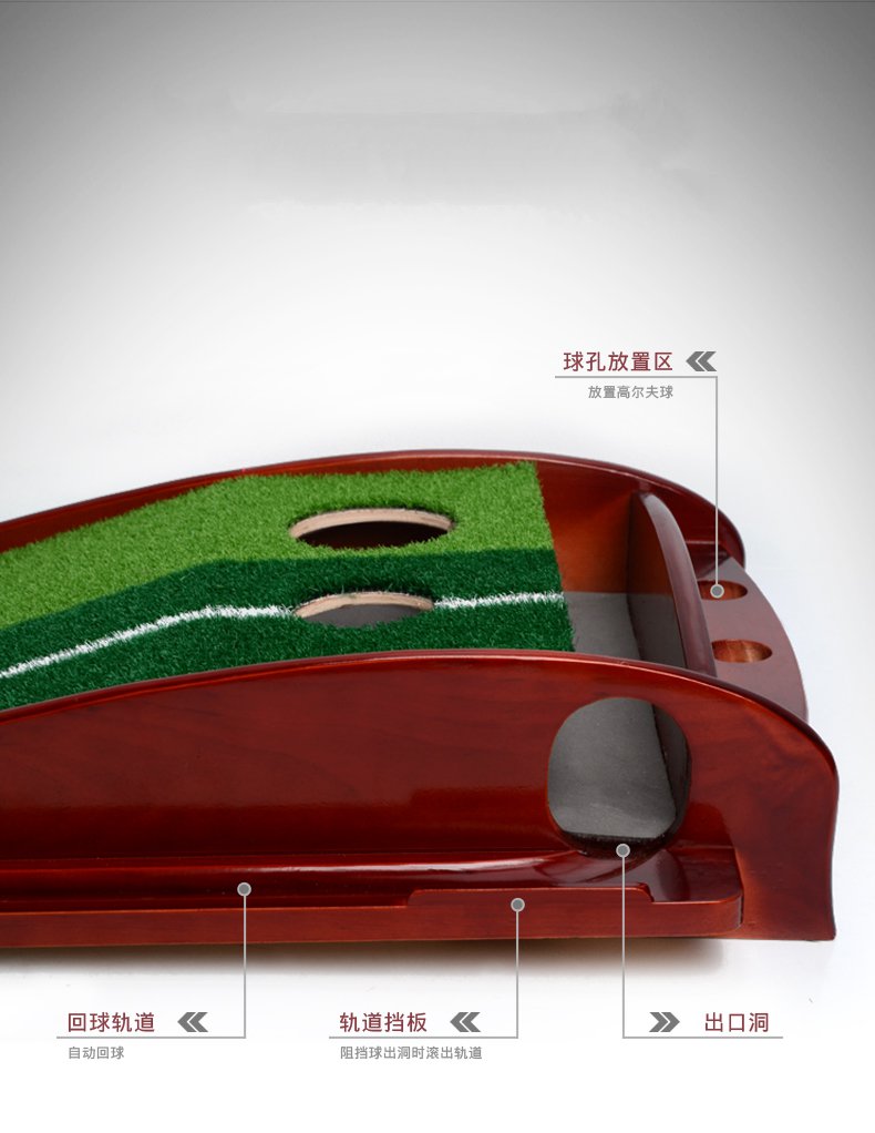 Sân golf putter xanh thực hành mat văn phòng mô phỏng đào tạo nhà cung cấp mini 	túi đựng gậy golf nam