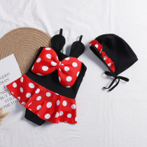 Childrens swimsuit girl girl girl cute skirt swimsuit baby baby baby Siamese Princess comfortable bikini