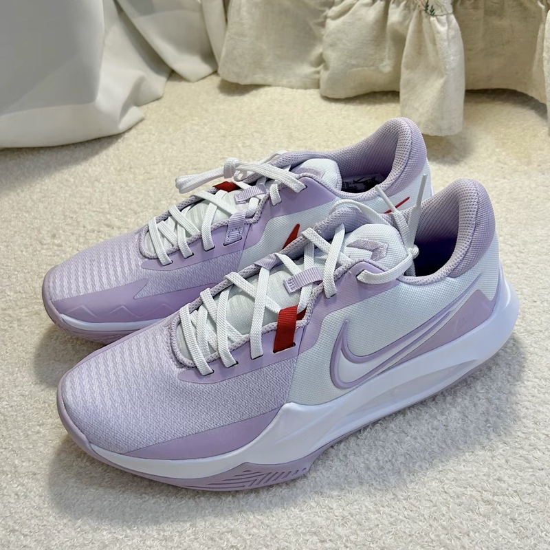 Nike Precision 6 Men's Low-Top Cushioning Practical Basketball Shoes Dd9535-100