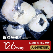 Silver cod scraps imported from France fresh frozen toothfish baby food supplement middle and tail section of deep-sea fish