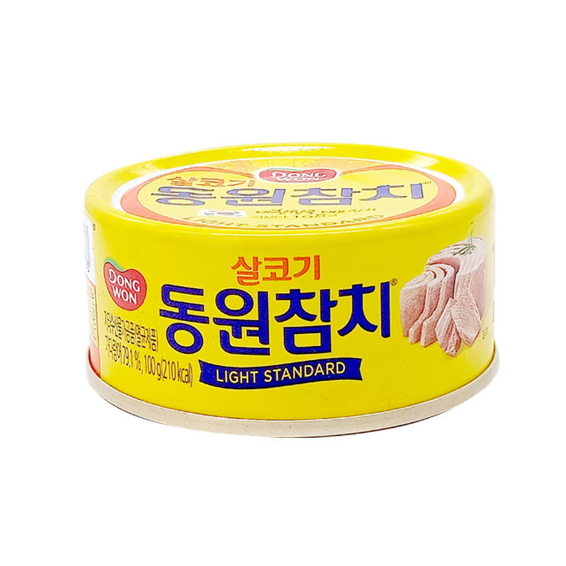 Korean canned tuna 100g ready-to-eat Dongyuan oil-soaked tuna canned salad sushi ingredients