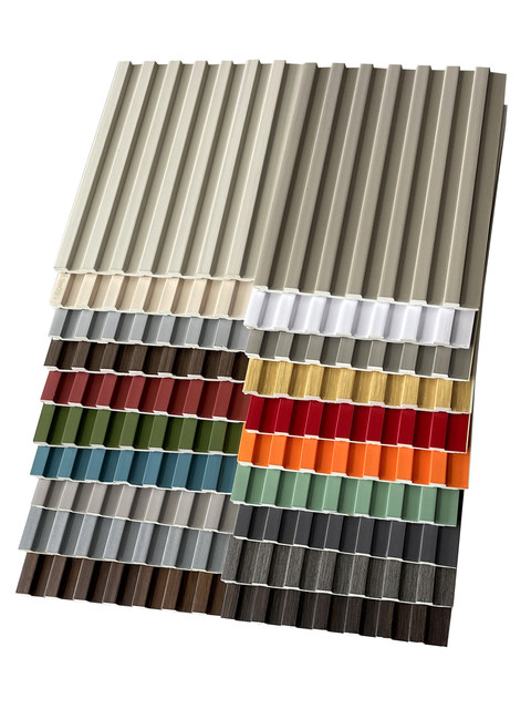 Bamboo Fiber Wood Veneer Small Grille Board Tv Background Wall Great Wall Ultra-Thin 8 Concave and Convex Pvc Wood Grain Wall Panel