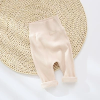 Бежевые штаны, высокая талия