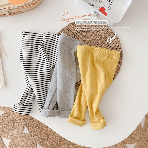 Детские осенние штаны подходит для мужчин и женщин для девочек для выхода на улицу, в корейском стиле