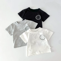 Детская летняя тонкая футболка, детский костюм мальчика цветочника, короткий рукав