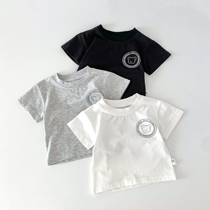 Children's T-Shirt Summer New Style Baby Short-Sleeved Top Thin Kidsren's Clothing Boys Half-Sleeved T-Shirt Baby Korean Style