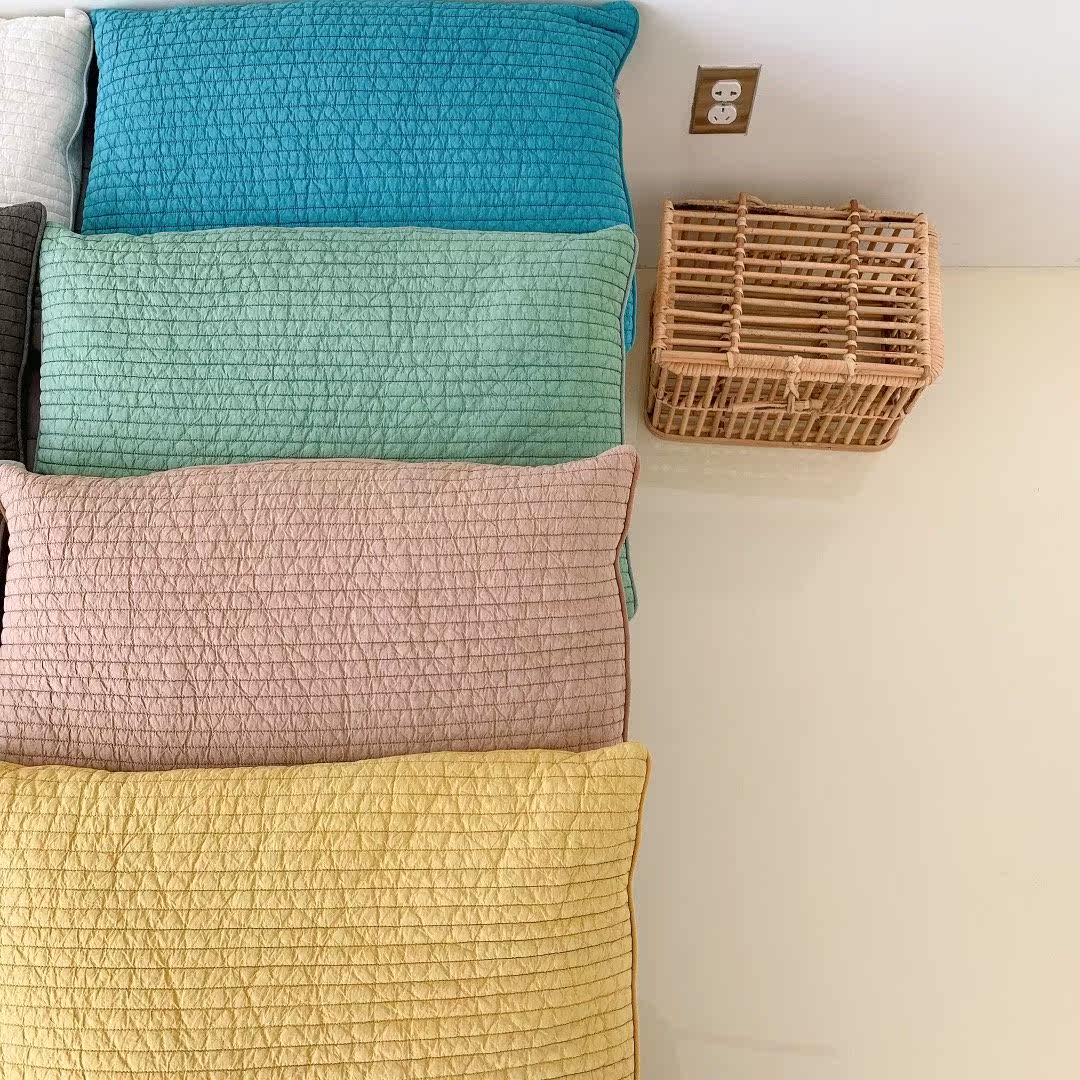 Подушка ins韩国荞麦纯棉保健颈椎枕儿童成人枕头枕套男女家用助眠可拆洗 OTHER