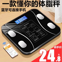 Weighing electronic body fat scale smart body scale precision household name Bluetooth scale link mobile phone fat female