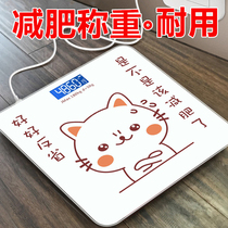 Cute cartoon weighing scale home dormitory precision electronic health scale small ingenuity weight weighing meter