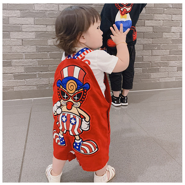 Spot Lemon Mommy Pacifier Magician Holding Baby Bag Pants Round Cake Day Teshua Boy Clothing