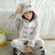 Mùa đông trẻ em hoạt hình đồ ngủ một mảnh bé động vật khủng long dài tay động vật cha mẹ trẻ em trai và cô gái dịch vụ nhà quần áo trẻ sơ sinh