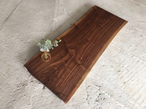 North American American Black Walnuts Solid Wood Large Plate Single Plate Table Log Tea Table Desk 147-58 147-58 55 58-4 5