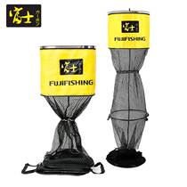Fuji fish protective fishing net bag black pit fish protective bag fishing protective fish bag double layer waterproof thickened quick-drying fish net bag