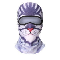 Winter riding headgear warm mask windproof cold hat neck sleeve mens and womens face Gini full face mask skiing