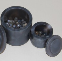 Grade A agate ball milling tank 250ml grinding ball tank imported natural agate fit steel cover sealing ring sends agate ball