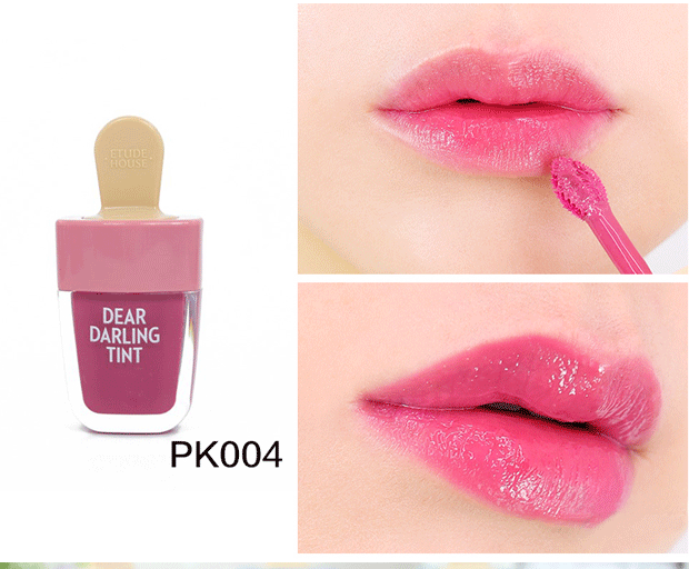 Hàn Quốc Etude House thân yêu kem kem popsicle kem kem môi son bóng son bóng - Son bóng / Liquid Rouge 	son bóng glasting water gloss	