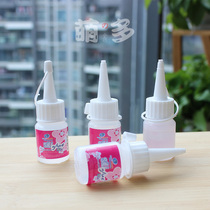 20ml Alcohol Glue Children Handmade Glue Small Bottle Kindergarten Transparent Soft Glue Cloth Art Making Sticky Cloth