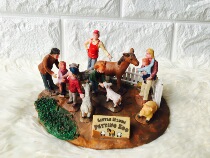 Foreign Trade Outlet Joyfun Fun Farm White Railings Pig Marsheep Kids Parents Keeper Figures Meadow Mercy