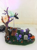 Wan Halloween Soul Skull skull Tomb Spider Web Pumpkin can brightly light shake with original fitted circuit box