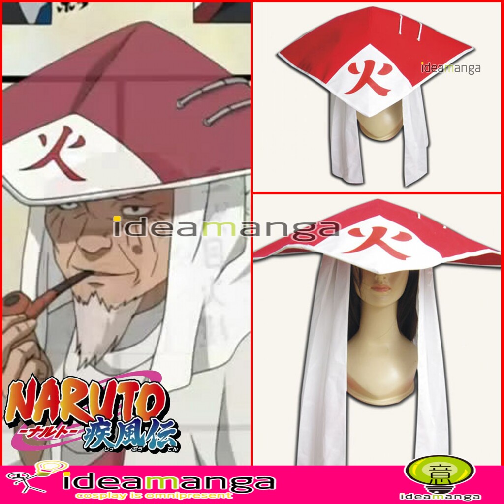 Cosplay anime props Naruto NARUTO猿飞日斩木叶村火影火影大人帽子