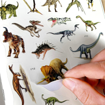 Child Dinosaur Sticker Book Sticker with Boy Fun Toys 2-6 Year Old Toddler Baby Moving Brain Puzzle Paste Paper