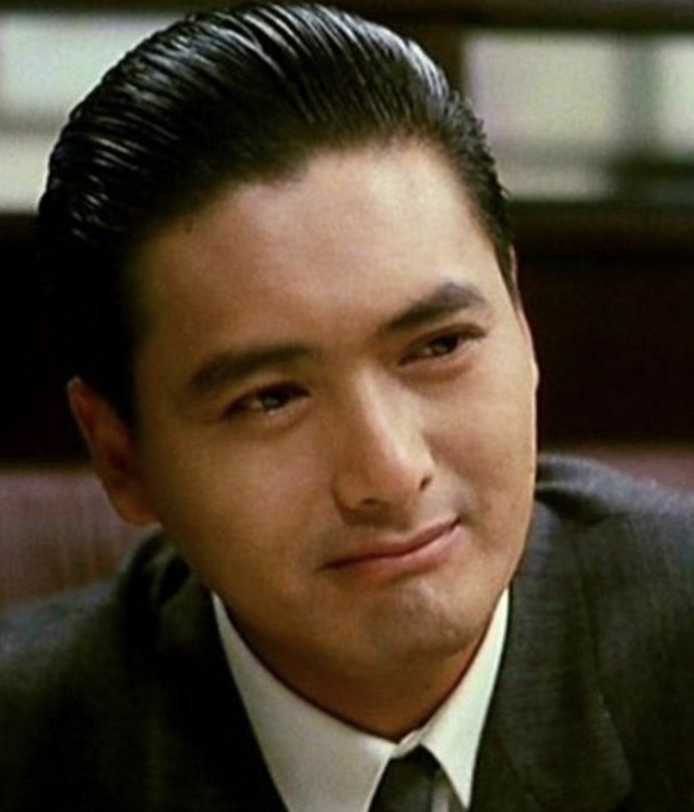 Shanghai Beach Props Wig, Republic of China Style Slicked-Back Hairstyle, Chow Yun-Fat Retro Vintage Look, Unique and Fashionable Wig