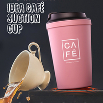 Inspiration Cup coffee cup ins hand cup plastic water Cup leak-proof portable cup male female student 340ml