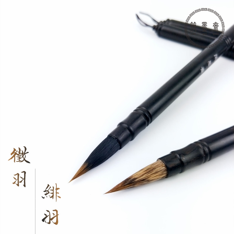 Jian Mozhai and watercolor brush, hand-painted beginners, coloring comics, Chinese painting squirrel wolf, qiuzheng Feiyu