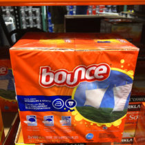 American imports Bounce clothing soft paper 160 pieces of soft and smooth except for taint Peculiar Scent type Costco