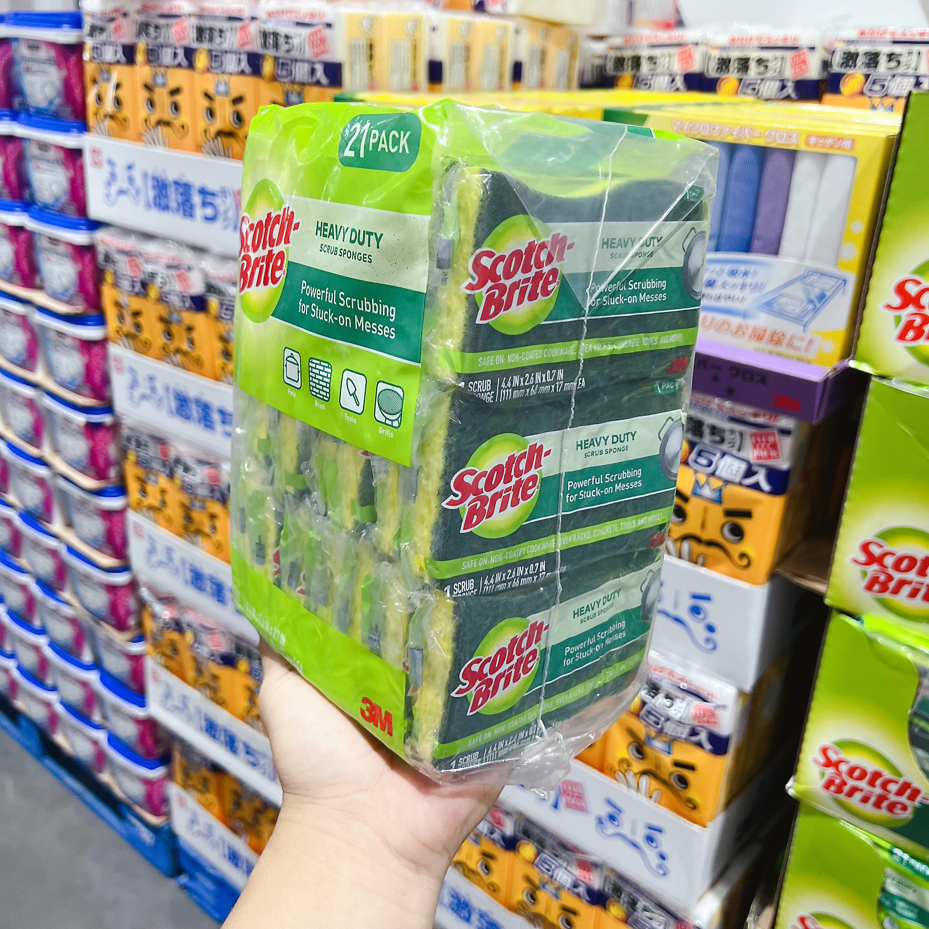 Canada imports Cikao clean sponge 21 pieces to dirt sponge cleaning cloth in Costco